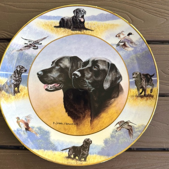 Royal Doulton Other - Royal Doulton's Sporting Life collection Black Labrador retriever 8 1/2 round